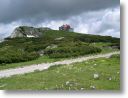 Schneealpenhaus-Steht auf einer Klippe!